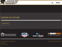 Tablet Screenshot of hardingsports.com